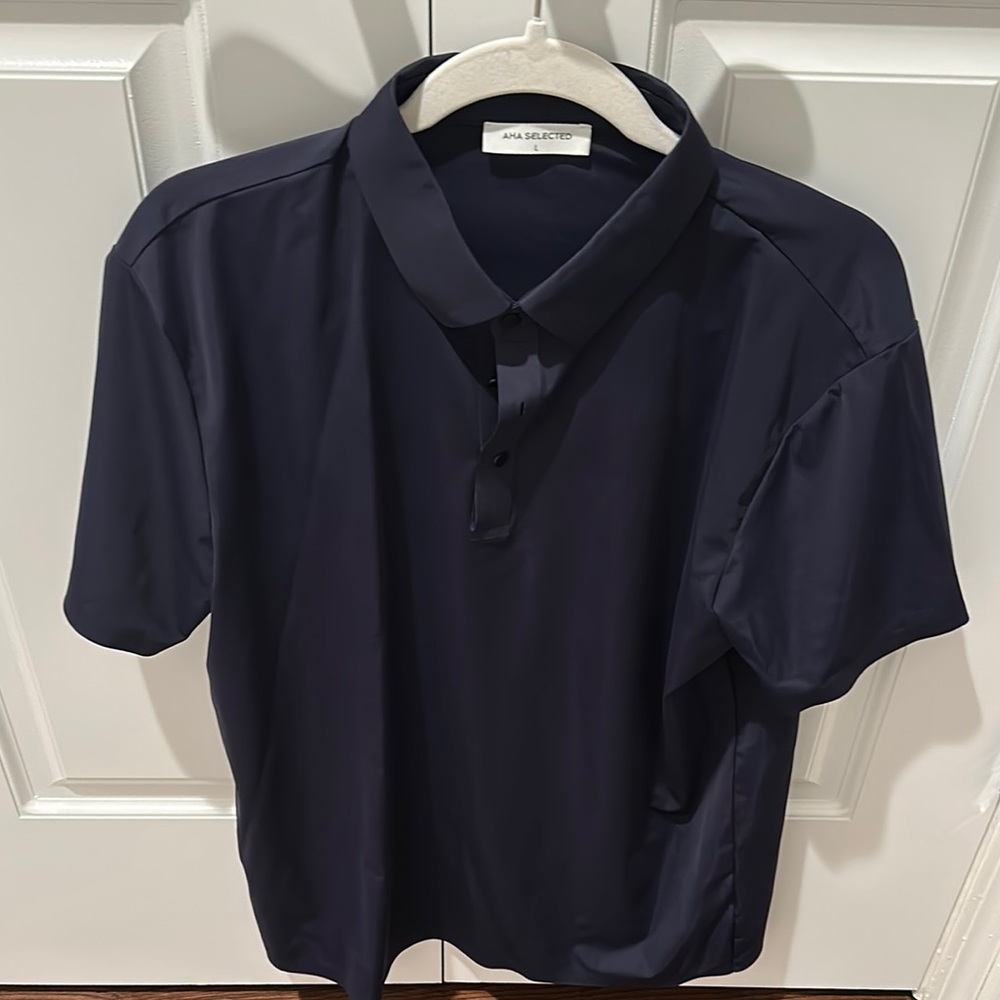 Navy Blue Men's Shirt AHA Select large